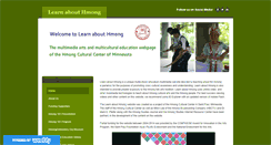 Desktop Screenshot of learnabouthmong.net